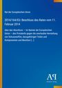 Rat der EU, 2014/164/EU: Beschluss vom 11. Februar 2014 über unerlaubte Waffenherstellung. Unten ein Logo von Antiphon Verlag.