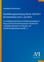 Titel: Durchführungsverordnung (EU) Nr. 620/2014, Europäische Kommission. Blaues Cover mit gelbem Rand.