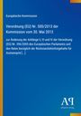 Europäische Kommission, Verordnung (EU) Nr. 500/2013, Änderung von Anhängen, blaues Design, Logo "Antiphon Verlag".