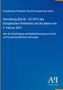 Text: Verordnung (EU) Nr. 167/2013 des Europäischen Parlaments. Blaues Cover, unten rechts Logo.