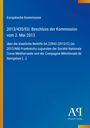 "Europäische Kommission. Beschluss vom 2. Mai 2013. Blaues Cover mit gelbem Rand und Verlagslogo unten."
