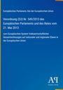 Verordnung (EU) Nr. 549/2013, Europäisches Parlament; blauer Hintergrund mit AE-Logo unten.