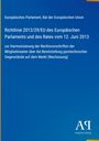 Text zur Richtlinie der EU über pyrotechnische Gegenstände auf blauem Hintergrund, unten rechts ein Verlagslogo.
