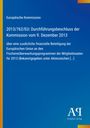 Europäische Kommission, 2013/762/EU Beschluss, finanzielle Beteiligung an Fischereiüberwachungsprogrammen. Blaues Design.