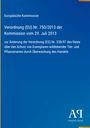 Text über EU-Verordnung zur Beobachtung von Handel wildlebender Arten auf blauem Hintergrund, "Antiphon Verlag".
