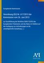 Text über EU-Verordnung. Einfarbiger blauer Hintergrund. Unten rechts ein Verlagsname und Logo.