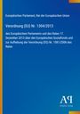 Verordnung (EU) Nr. 1304/2013 des Europaparlaments. Blaues Design mit gelbem und orangem Streifen links.