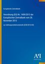 Text: „Europäische Zentralbank. Verordnung (EU) Nr. 1409/2013... zur Zahlungsverkehrsstatistik (EZB/2013/43)". Blaues Design.