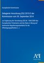 Europäische Verordnung über technische Regulierungsstandards. Blaues Cover mit "Antiphon Verlag" Logo.