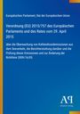 Text: Verordnung (EU) 2015/757 über CO2-Emissionen aus dem Seeverkehr. Blaues Hintergrunddesign mit kleinem Logo unten.