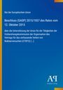 „Rat der Europäischen Union: Beschluss (GASP) 2015/1837 vom 12. Oktober 2015...“ 
Blau mit gelbem Streifen links.
