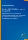 Text: Beschluss (GASP) 2015/528 des Rates vom 27. März 2015. Blaues Cover mit gelben Streifen links und Logo unten rechts.