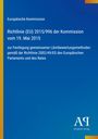 Text zur Richtlinie über Lärmbewertungsmethoden der Europäischen Kommission, blaues Design, Logo unten rechts.