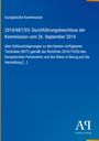 Text über den Beschluss der Europäischen Kommission von 2014. Blaues Cover mit Logo "Antiphon Verlag".