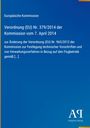 Europäische Kommission, Verordnung (EU) Nr. 379/2014 vom 7. April 2014; blaues Cover mit Antiphon Verlag Logo.