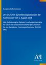 2014/526/EU: Gründung der Digitalen Forschungsinfrastruktur DARIAH ERIC. Blaues Design. Oben "Europäische Kommission". 