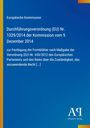 Europäische Kommission, Verordnungstext 2014; blaues Design mit gelbem Rand und Verlagssignet unten.