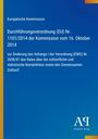 Europäische Kommission, Durchführungsverordnung (EU) Nr. 1101/2014, blauer Hintergrund mit gelbem Rand rechts.