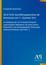 Europäische Kommission, 2014/13/EU, Entscheidung vom 11. Dezember 2013, Maßnahmen zum Schutz mariner Ökosysteme.