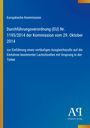 "Durchführungsverordnung (EU) Nr. 1195/2014 zur Einführung eines Ausgleichszolls auf Lachsforellen. Blaues Cover."