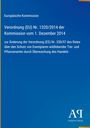 Text über Verordnung der EU-Kommission zum Schutz von Arten. Blaues Cover mit gelbem Rand und Verlag-Logo.