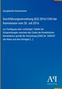 „Durchführungsverordnung (EU) 2016/1245 der Kommission vom 28. Juli 2016.“ Blaue Hintergrundfarbe, Antiphon Verlag Logo.
