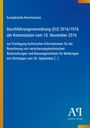 Europäische Kommission, Verordnung 2016/1976. Blaues Design, Logos oben links und unten rechts.