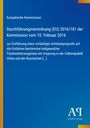 „Durchführungsverordnung (EU) 2016/181 der Kommission vom 10. Februar 2016“. Logo unten rechts, blauer Hintergrund.