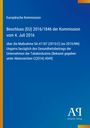 Text: "Europäische Kommission. Beschluss (EU) 2016/1846. Maßnahme SA.41187 (2015/C) Ungarns Tabakindustrie." Blau-gelbes Design.