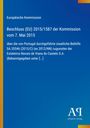 "Beschluss (EU) 2015/1587 der Kommission vom 7. Mai 2015. Blaues Cover mit gelbem Rand."