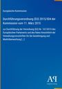 Text über EU-Durchführungsverordnung 2015/504 der Kommission. Blau mit "Antiphon Verlag" unten.