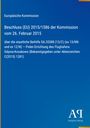 Text auf blauem Hintergrund: "Europäische Kommission, Beschluss (EU) 2015/1586, Flughafen Gdynia-Kosakowo." Unten ein Logo.