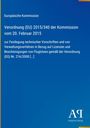„Verordnung (EU) 2015/340 der Kommission“ steht auf einem blauen Hintergrund. Unten rechts „Antiphon Verlag“ in Weiß.