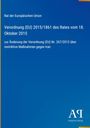 Verordnung (EU) 2015/1861 des Rates vom 18. Oktober 2015 zur Änderung von Nr. 267/2012, Maßnahmen gegen Iran. Blaues Design.