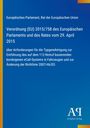 Europäisches Parlament: Verordnung (EU) 2015/758 des Europäischen Parlaments und des Rates vom 29. April 2015, Buch