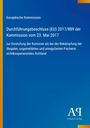 „Durchführungsbeschluss (EU) 2017/889 der Kommission vom 23. Mai 2017 zur Einstufung der Komoren.“ Blau mit gelbem Rand.