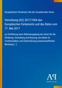 Verordnung (EU) 2017/1004 über Datennutzung im Fischereisektor. Blaues Design, gelber vertikaler Streifen links, Logo unten.