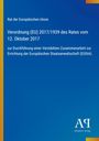 Rat der Europäischen Union. Verordnung (EU) 2017/1939. Verstärkte Zusammenarbeit EUStA. Blaues Cover mit gelb.