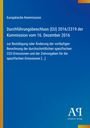 Text: "Europäische Kommission" und "Durchführungsbeschluss (EU) 2016/2319". Blau-orange Gestaltung mit Verlagslogo.