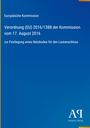 Europäische Kommission, Verordnung (EU) 2016/1388, 17. August 2016, Netzkode für Lastanschluss. Blaues Design.