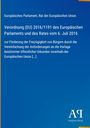 Europäisches Parlament, 2016/1191. Freizügigkeit, öffentliche Urkunden, EU. Blauer Hintergrund, Antiphon Verlag.