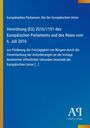 Verordnung (EU) 2016/1191 fördert Freizügigkeit durch vereinfachte Vorlage von Urkunden in der EU. Blau mit gelbem Rand.