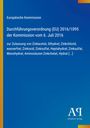 Europäische Kommission: Verordnung zur Zulassung von Zinkverbindungen. Blauer Hintergrund mit gelbem Streifen.