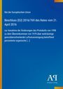Die Titelseite zeigt EU-Beschluss 2016/769 vom 21. April 2016, Protokolländerungen zur Luftverunreinigung. Oben links und unten rechts farbige Balken.