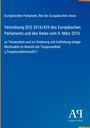 Europäische Verordnung zu Tierseuchen vom März 2016. Blaues Cover, minimalistisch, Logo unten rechts.