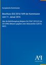 Text: "Europäische Kommission, Beschluss (EU) 2016/1699, 11. Januar 2016, Beihilferegelung Belgiens." Blau mit gelbem Rand.