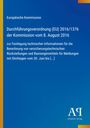 Oben steht "Europäische Kommission", darunter der Titel der Verordnung von 2016, unten rechts ist das Logo "AR Antiphon Verlag".