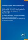 Titel: Richtlinie (EU) 2016/2370. Thema: Öffnung des Marktes für Schienenpersonenverkehrsdienste. Blau mit Logo.