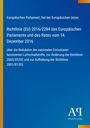 Richtlinie zur Emissionsreduktion, EU-Parlament 2016, blaues Cover, vertikaler Gelbstreifen, Logo "AR" Antiphon Verlag unten.