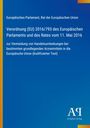 Text: Verordnung (EU) 2016/793. Blaues Cover, oben bunter Streifen, Verlagslogo unten rechts.